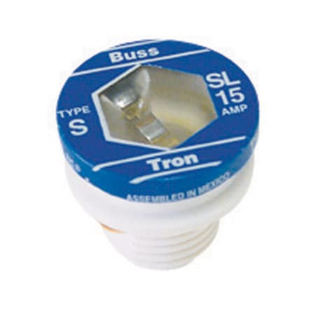 Eaton Bussmann Bussmann 15 amps Tamper Proof Plug Fuse 4 pk SL-15PK4